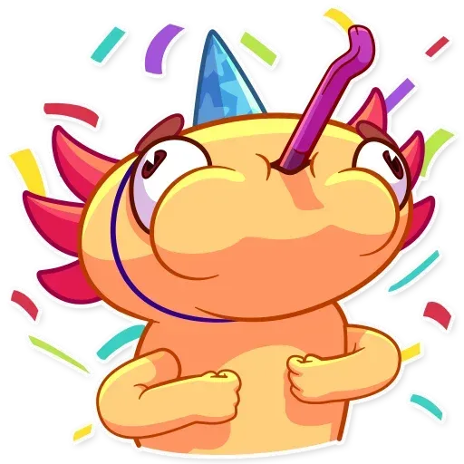 Mexican Axolotl - Sticker 24