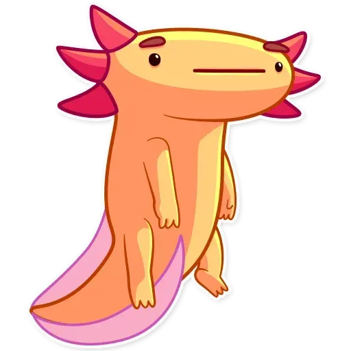 Mexican Axolotl - Sticker 19