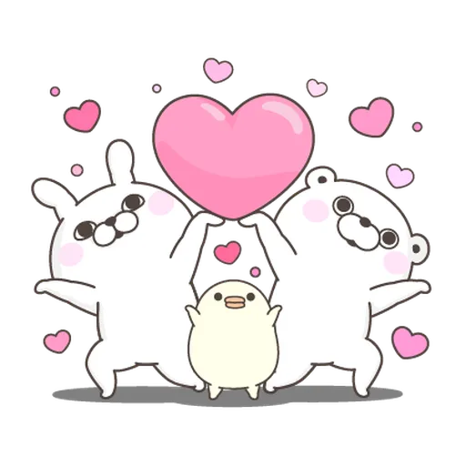 YOSISTAMP Rabbit 100% and Friends - Sticker 14