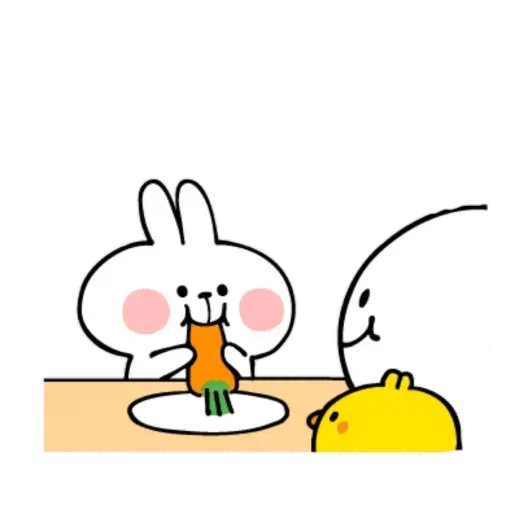 Spoiled rabbit small - Sticker 10