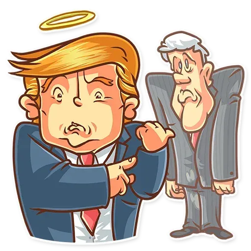 Clinton vs. Trump - Sticker 30