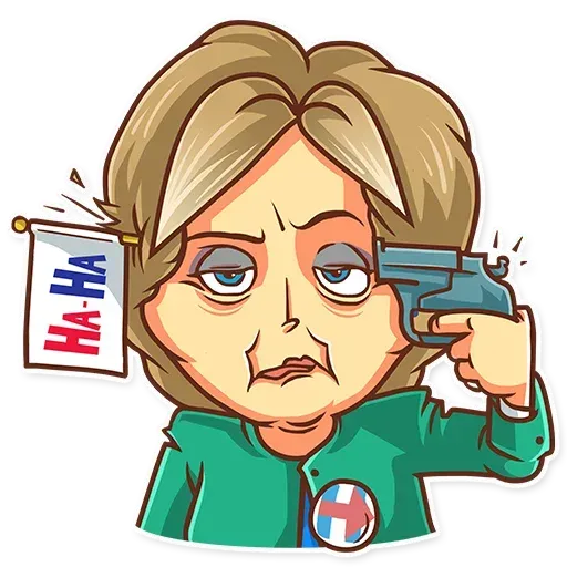Clinton vs. Trump - Sticker 22