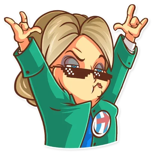 Clinton vs. Trump - Sticker 12