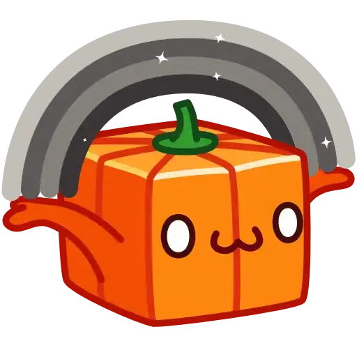 Pumpkin Cube - Sticker 10