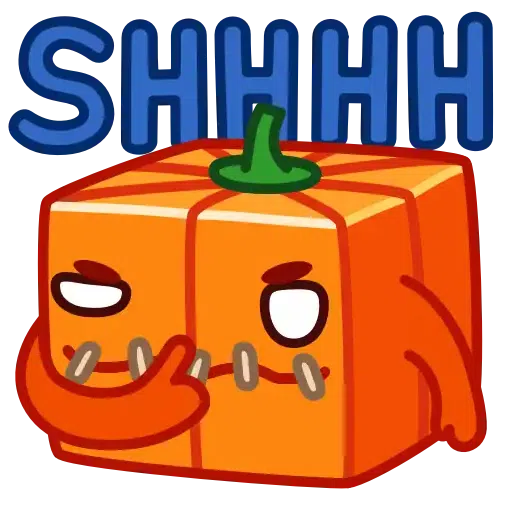 Pumpkin Cube - Sticker 17