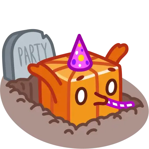 Pumpkin Cube - Sticker 19
