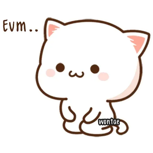 mochi mochi peach cat - Sticker 9