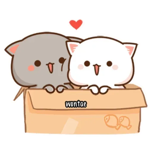 mochi mochi peach cat - Sticker 12