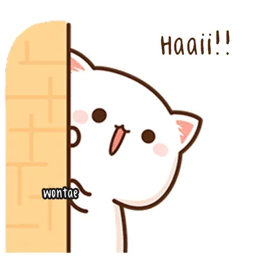 mochi mochi peach cat - Sticker 13