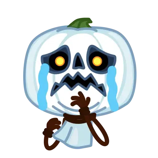 Pumpkin Ghost - Sticker 15