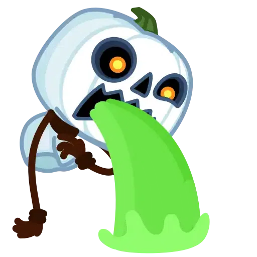 Pumpkin Ghost - Sticker 19