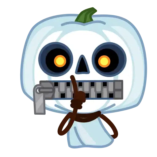 Pumpkin Ghost - Sticker 18