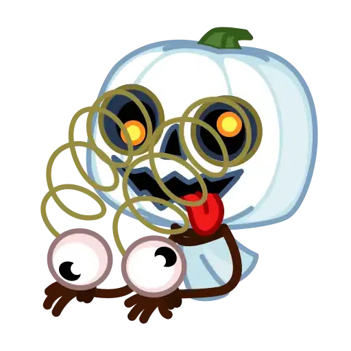 Pumpkin Ghost - Sticker 16