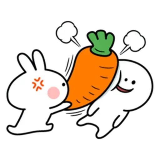 Spoiled rabbit from tg - Sticker 18