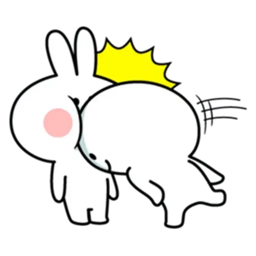 Spoiled rabbit from tg - Sticker 14