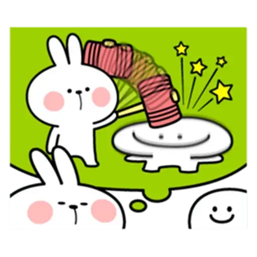 Spoiled rabbit from tg - Sticker 22