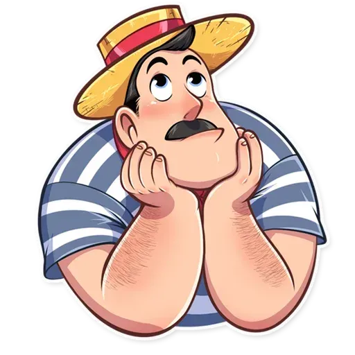 Venetian Gondolier - Sticker 22