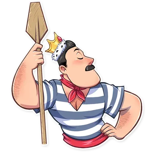 Venetian Gondolier - Sticker 19