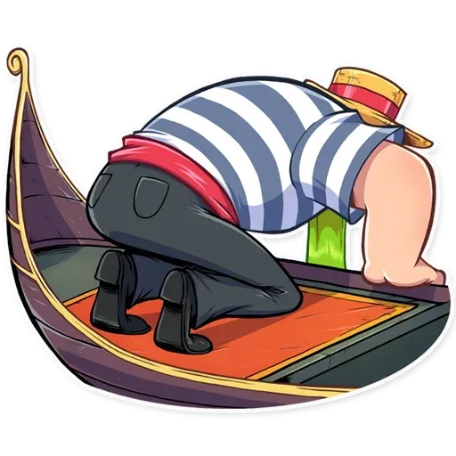 Venetian Gondolier - Sticker 17