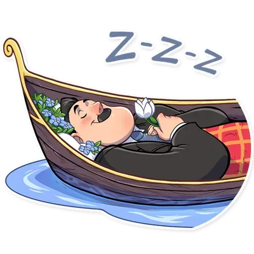 Venetian Gondolier - Sticker 12