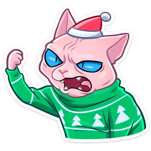 Angry catty - Sticker 25