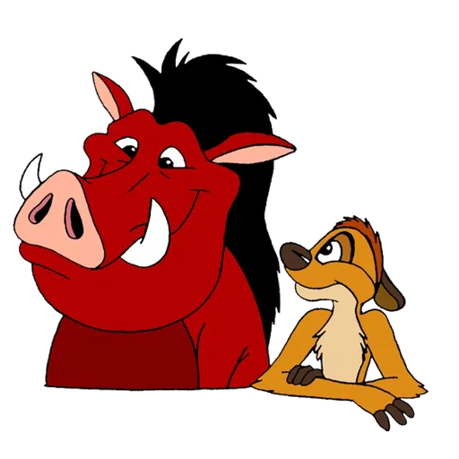 Timon & Pumbaa - Sticker 25