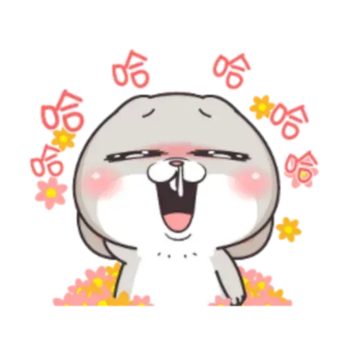 Cute Rabbit 2 - Sticker 25