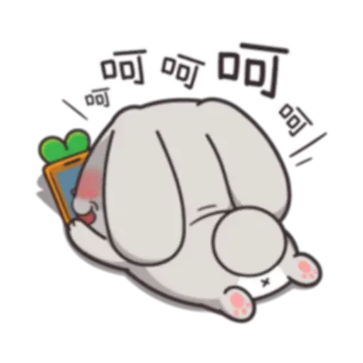 Cute Rabbit 2 - Sticker 17