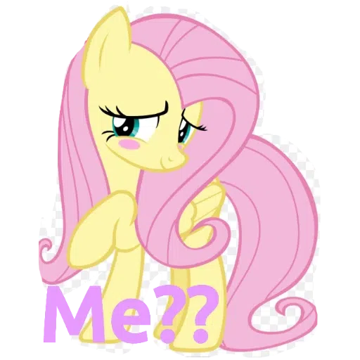 My little pony friendship is magic and my little pony equestria girls---- Fluttershy - Sticker 28