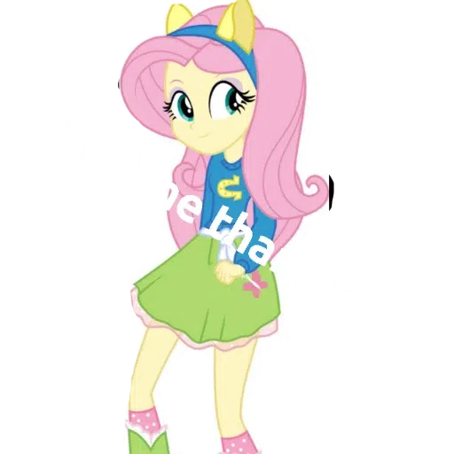 My little pony friendship is magic and my little pony equestria girls---- Fluttershy - Sticker 14