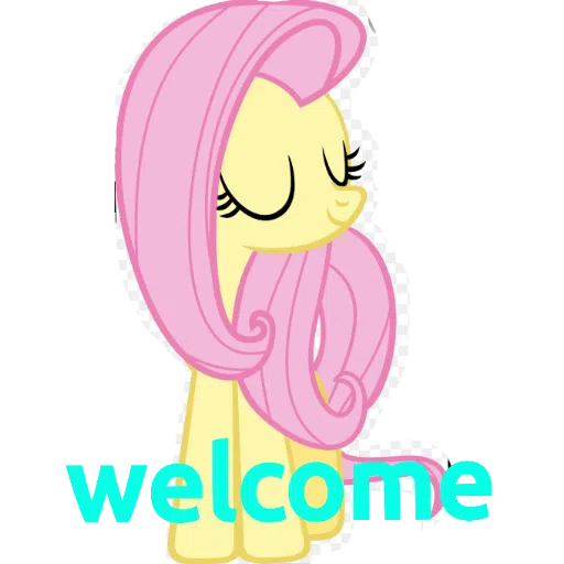 My little pony friendship is magic and my little pony equestria girls---- Fluttershy - Sticker 22