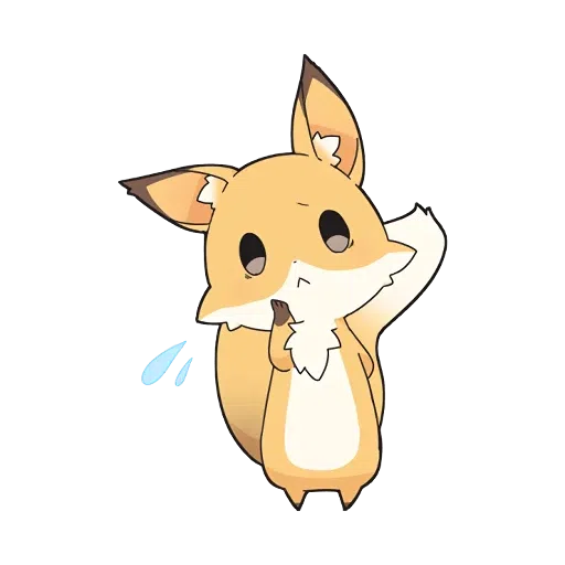 Girly Fox - Sticker 12