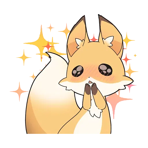 Girly Fox - Sticker 22