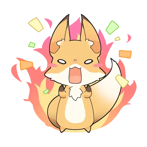 Girly Fox - Sticker 23