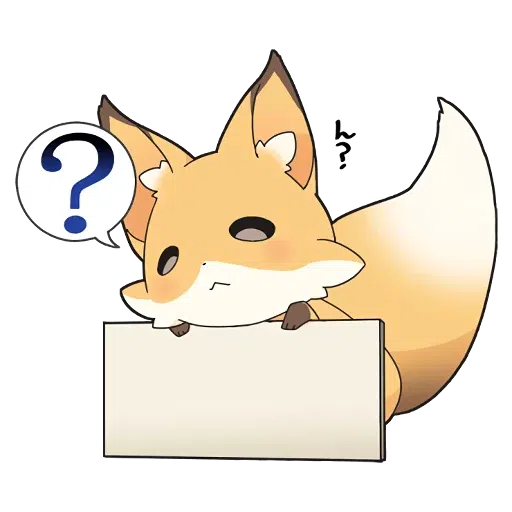 Girly Fox - Sticker 25