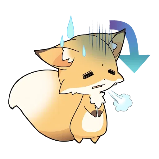 Girly Fox - Sticker 24