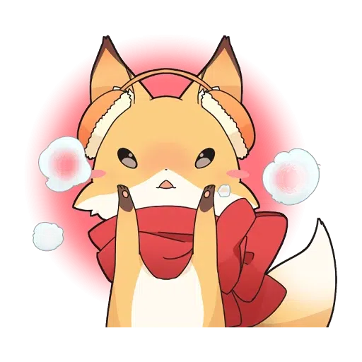 Girly Fox - Sticker 26