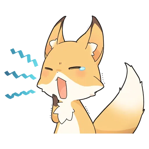 Girly Fox - Sticker 19