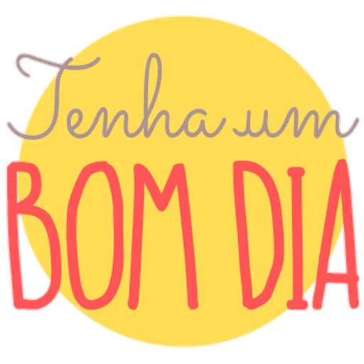 Bom dia - Sticker 11
