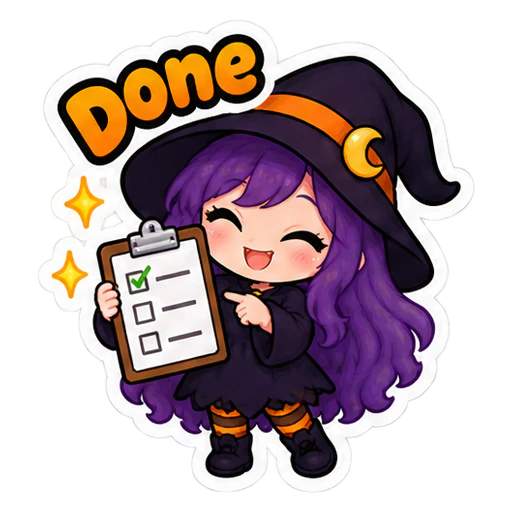 Luna the Witch - Sticker 25