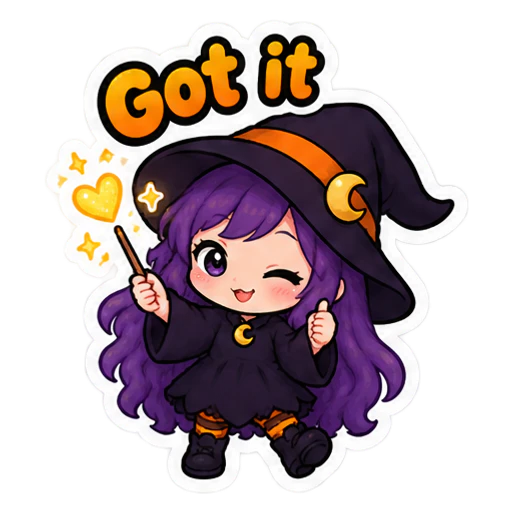 Luna the Witch - Sticker 18