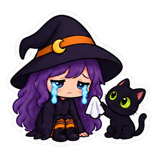 Luna the Witch - Sticker