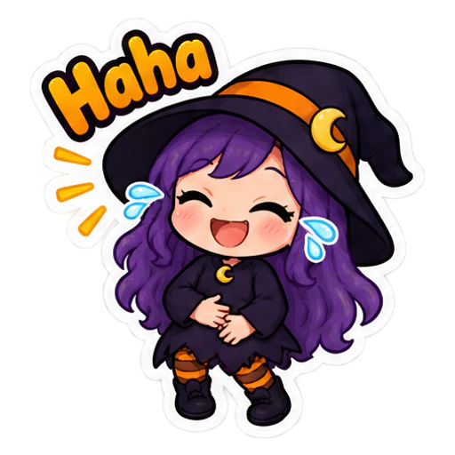 Luna the Witch - Sticker