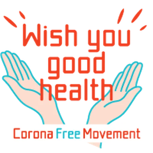 Corona Free Movement - Sticker 14