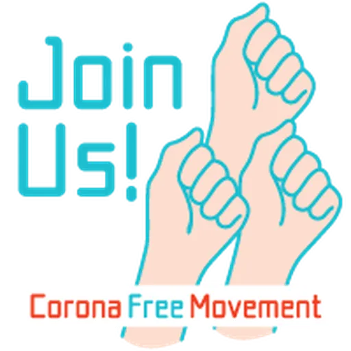 Corona Free Movement - Sticker 12