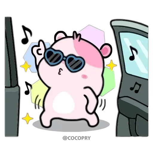 Kiki Hamster - Sticker 25