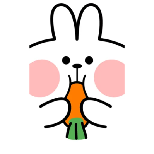 Spoiled Rabbit Close-Up - Sticker 20