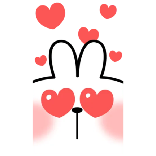 Spoiled Rabbit Close-Up - Sticker 11