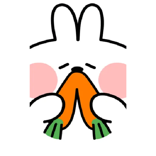 Spoiled Rabbit Close-Up - Sticker 21