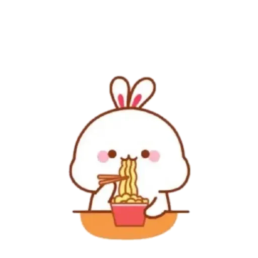 cute rabbit - Sticker 12